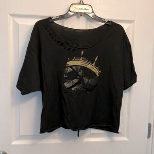 The Drive clothing brand “adjust your crown” cropped tee in size xl